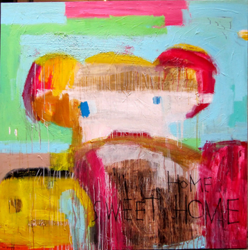 HOME SWEET HOME - Acrylic on canvas by ICI ET LÀ - view 2